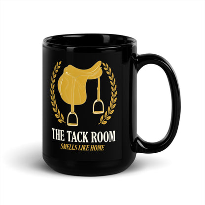 The Tack Room print — 15 oz, handle on the right