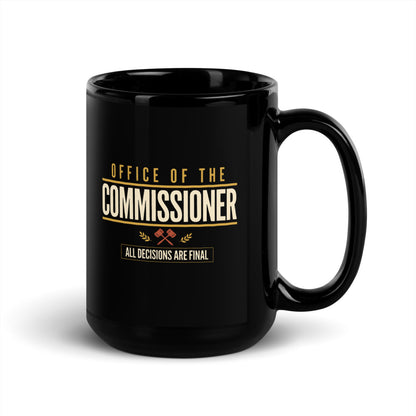 Office of the Commissioner print — 15 oz, handle on the right