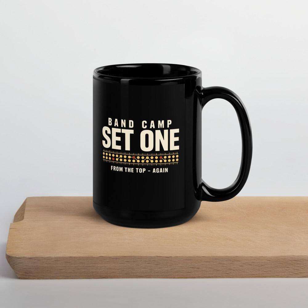 Set One marching band drill chart print — 15 oz, front