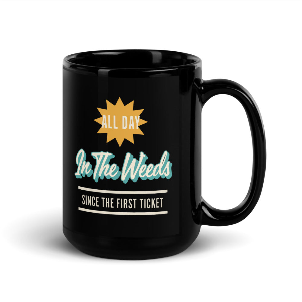 In The Weeds print — 15 oz, handle on the right