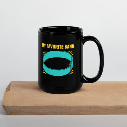 My Favorite Band funny physical therapy mug — 15 oz, front