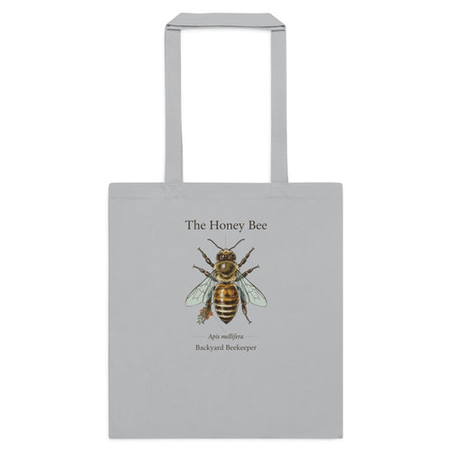 Honey Bee Tote, Backyard Beekeeper Gift Tote, Vintage Anatomical Bee — Apis Mellifera Specimen Tote
