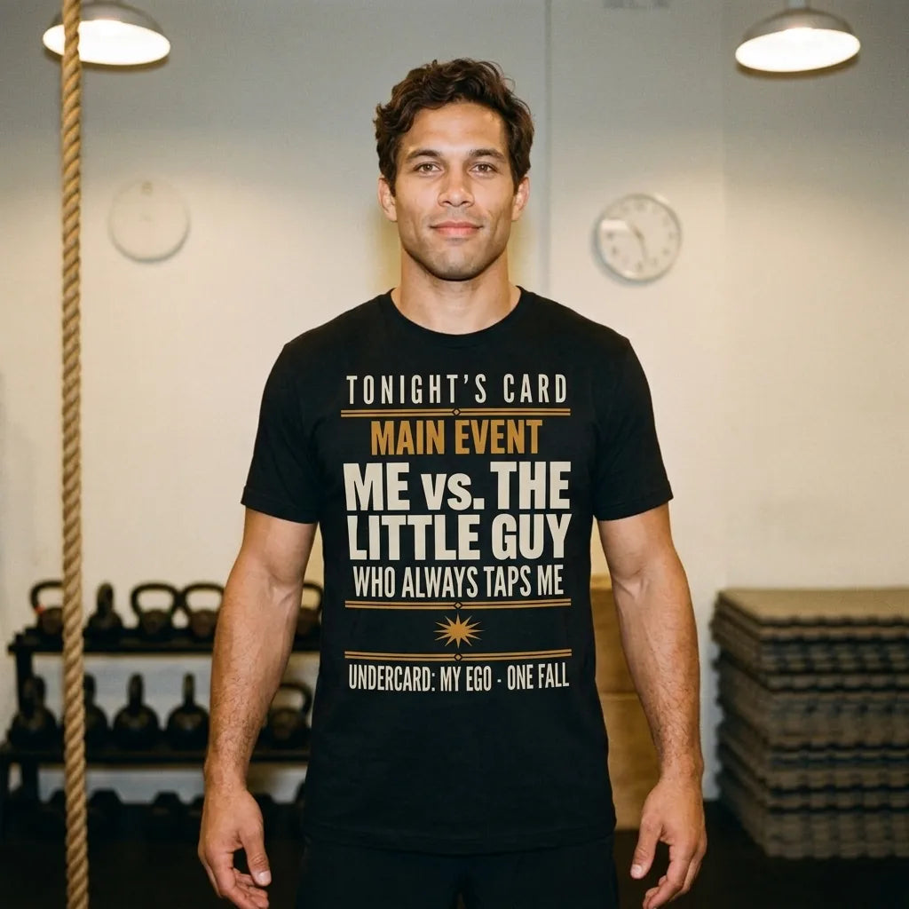 Tonight's Card funny Brazilian jiu jitsu t-shirt — lifestyle