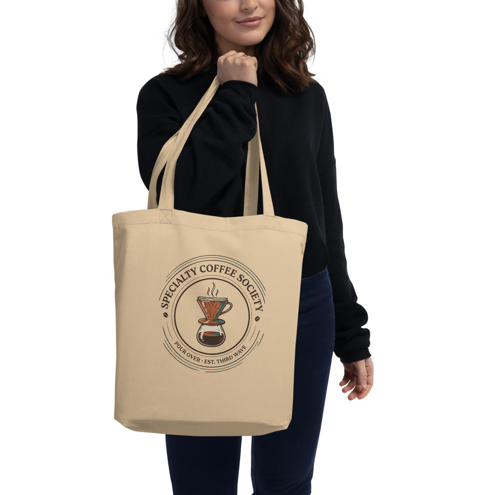 Specialty Coffee Society specialty coffee tote bag — Oyster