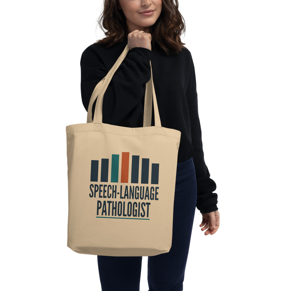 Mid-Century Clinic speech therapy canvas tote bag — Oyster