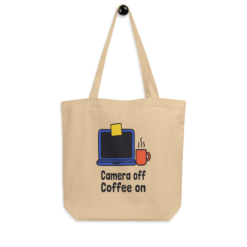 Camera Off Coffee On Tote Bag