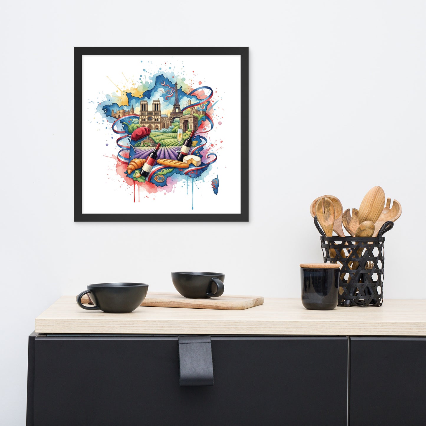 France - Framed poster