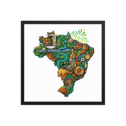 Brasil - Framed poster