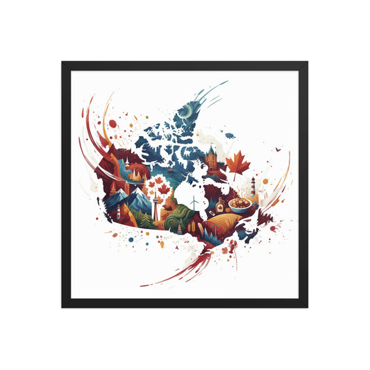 Canada - Framed poster