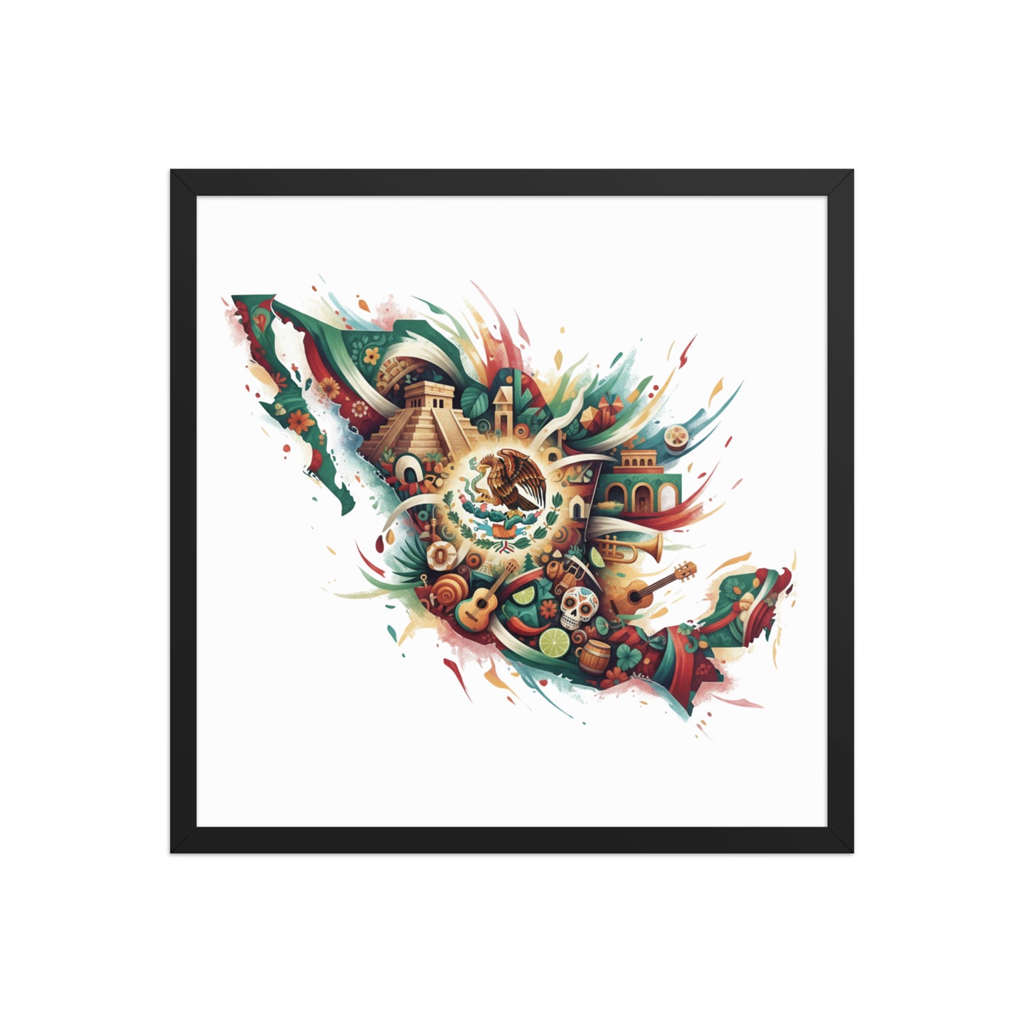 Mexico - Framed poster