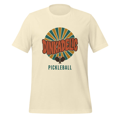 Pickleball Shirt, Retro 70s Pickleball Tee — Dinkadelic Groovy Vintage Gift