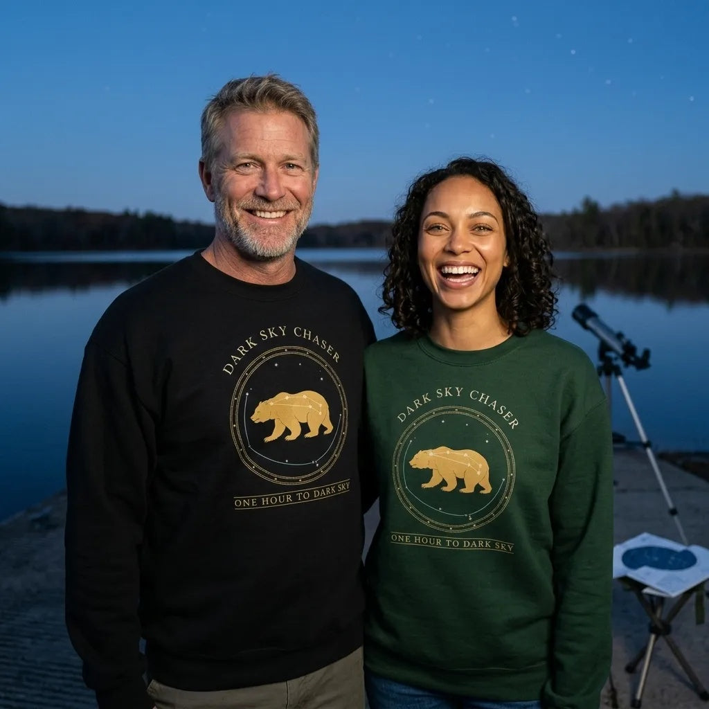 Dark Sky Chaser Ursa Major constellation astronomy sweatshirt — lifestyle