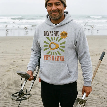 Today's Find pull tab retro metal detecting hoodie — lifestyle