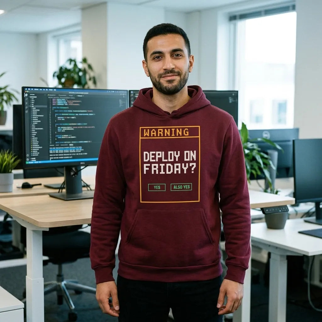 Deploy On Friday programmer hoodie — lifestyle
