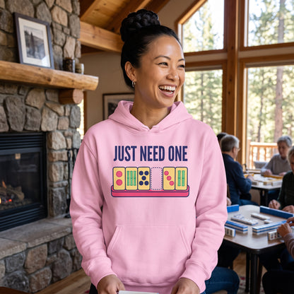 Just Need One funny mahjong hoodie — lifestyle