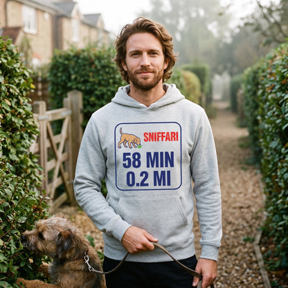 Sniff Walk Recap funny dog dad hoodie — lifestyle