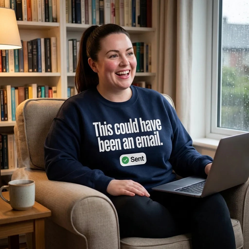This Could Have Been An Email crewneck sweatshirt — lifestyle