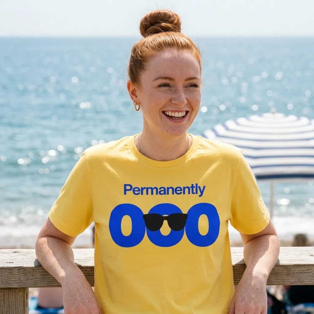 Permanently OOO out of office unisex t-shirt — lifestyle