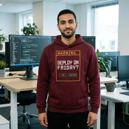 Deploy On Friday programmer hoodie — lifestyle