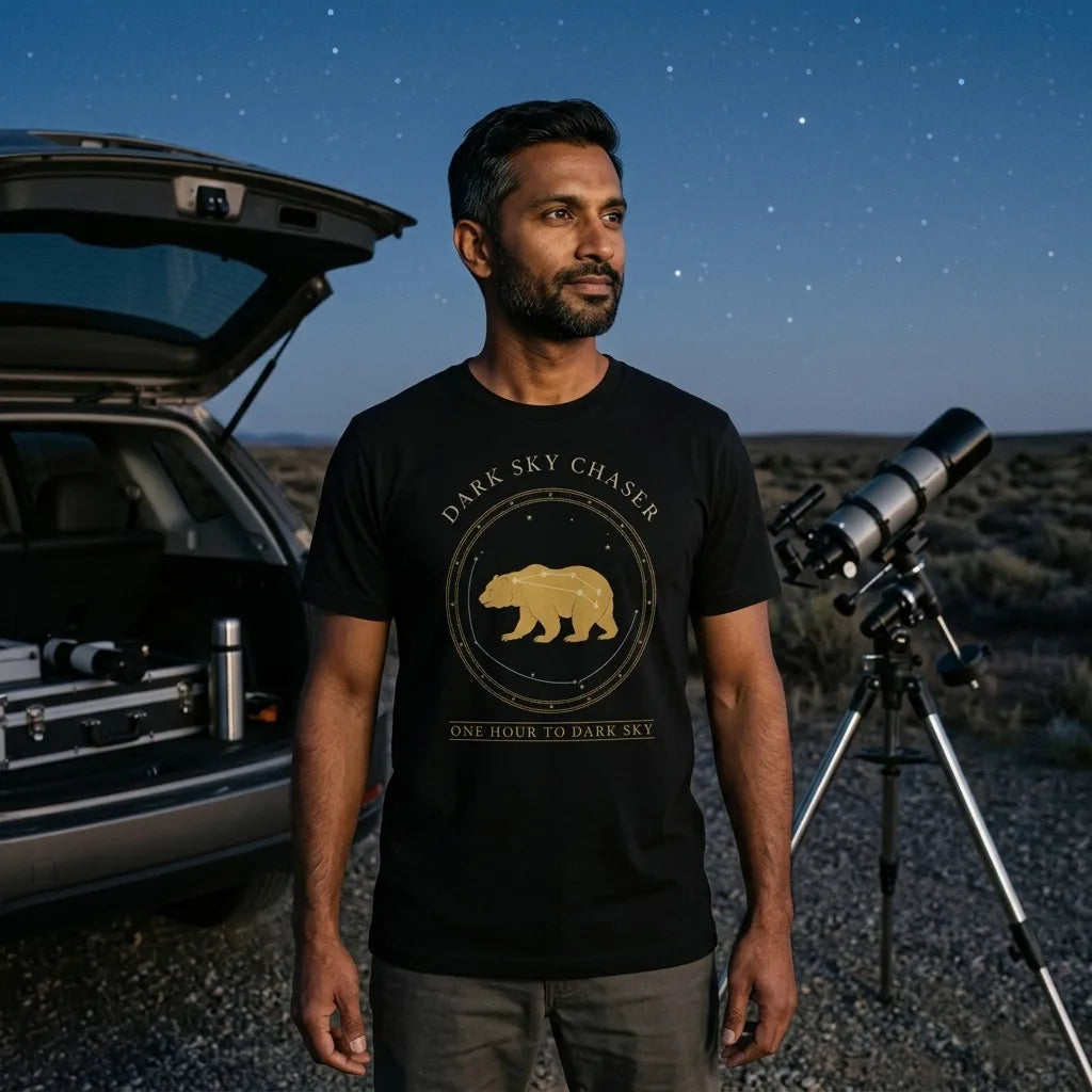 Dark Sky Chaser Ursa Major constellation astronomy tee — lifestyle