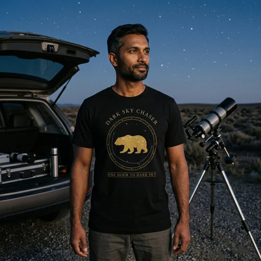 Dark Sky Chaser Ursa Major constellation astronomy tee — lifestyle