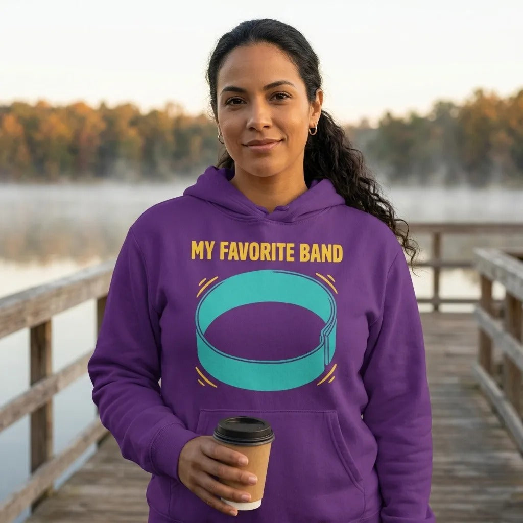 My Favorite Band funny physical therapy hoodie — lifestyle