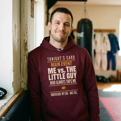 Tonight's Card funny Brazilian jiu jitsu hoodie — lifestyle
