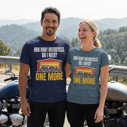 One More funny motorcycle tee — lifestyle