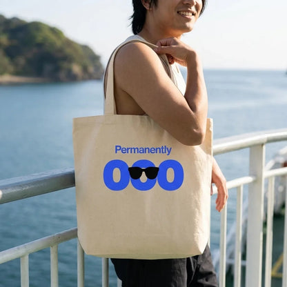 Permanently OOO out of office tote bag — lifestyle