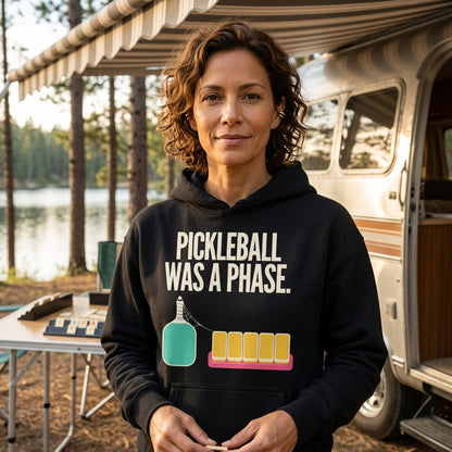 Pickleball Was A Phase funny mahjong hoodie — lifestyle