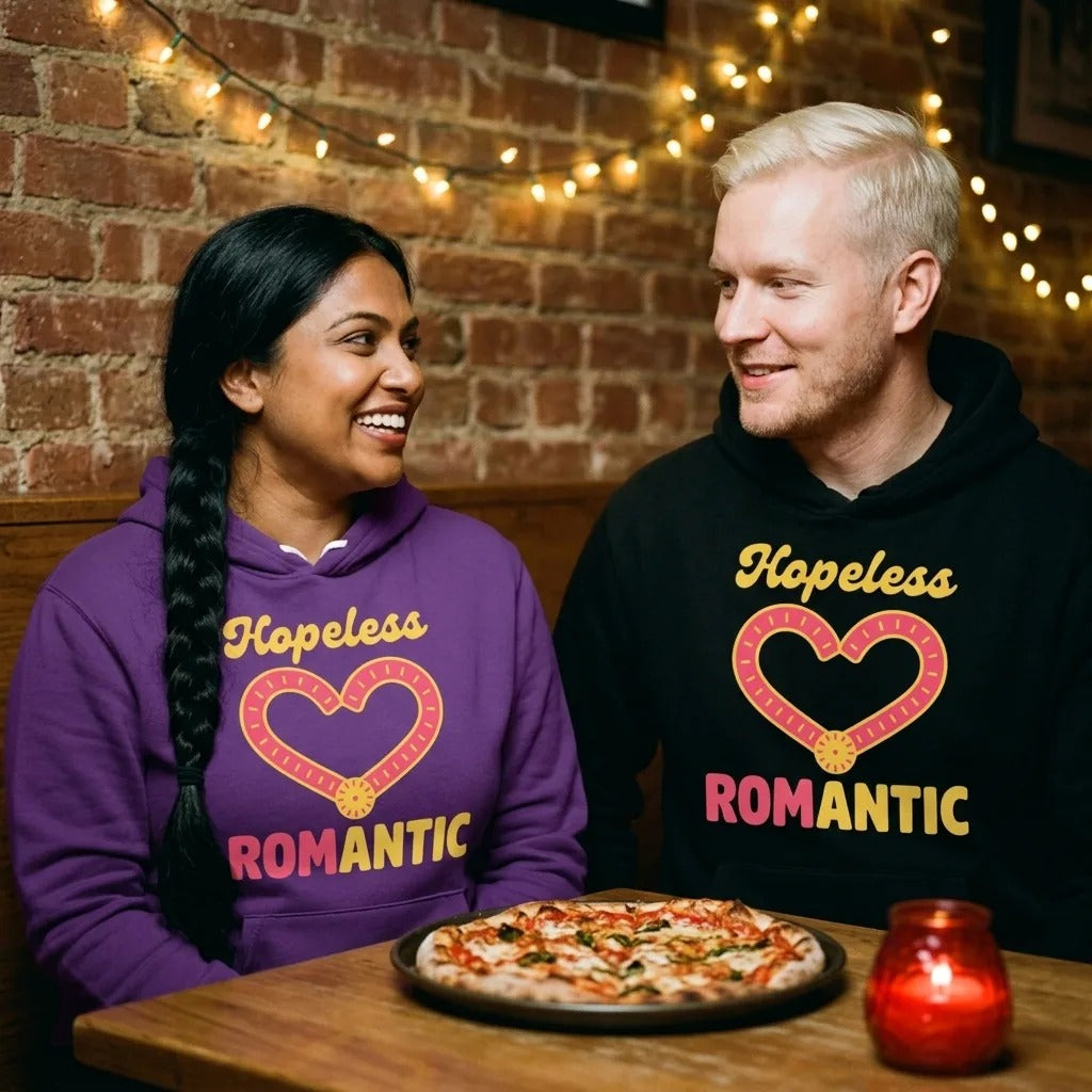 Hopeless ROMantic funny physical therapy hoodie — lifestyle