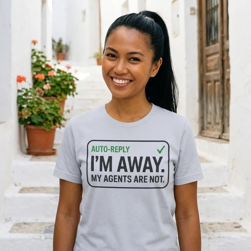 Auto-Reply agentic AI engineer tee — lifestyle