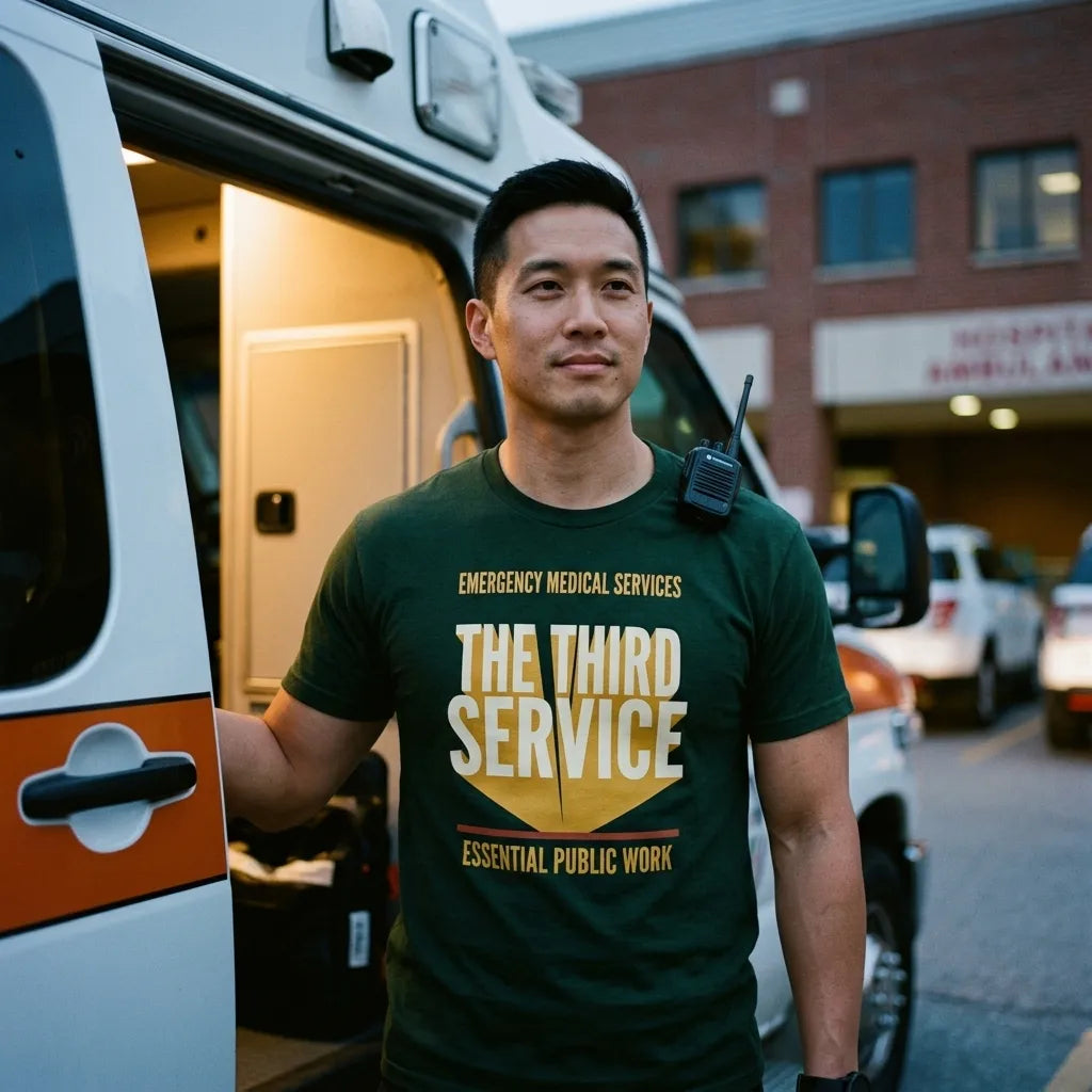 The Third Service EMS t-shirt — lifestyle