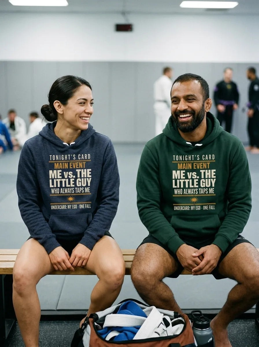 Tonight's Card funny Brazilian jiu jitsu hoodie — lifestyle