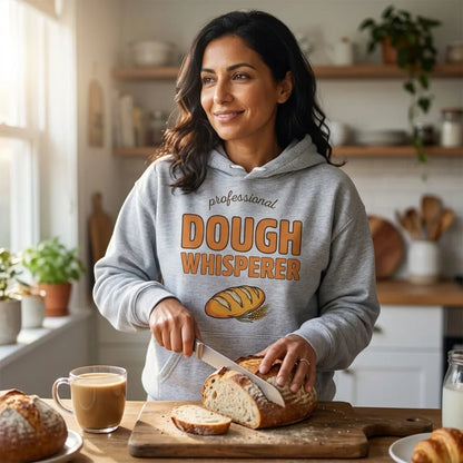 Professional Dough Whisperer funny baker hoodie — lifestyle