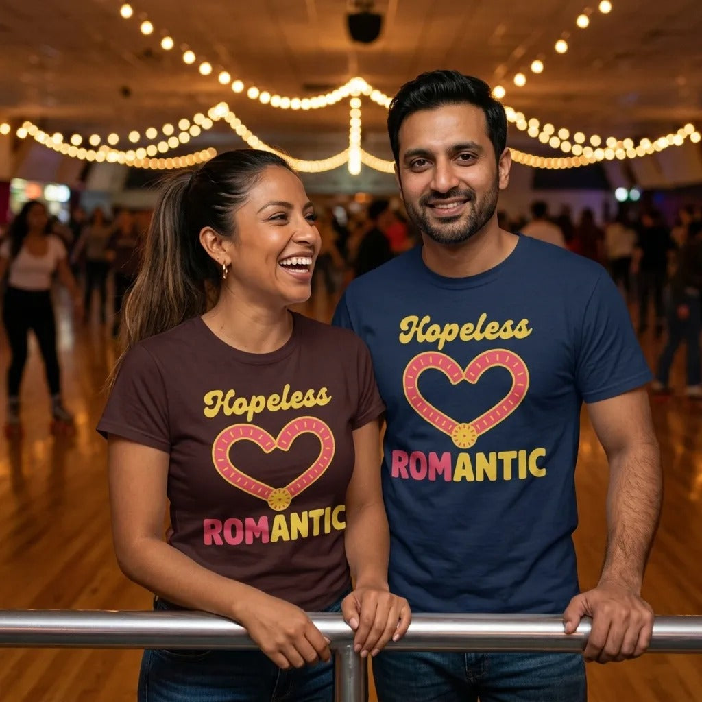 Hopeless ROMantic funny physical therapy tee — lifestyle