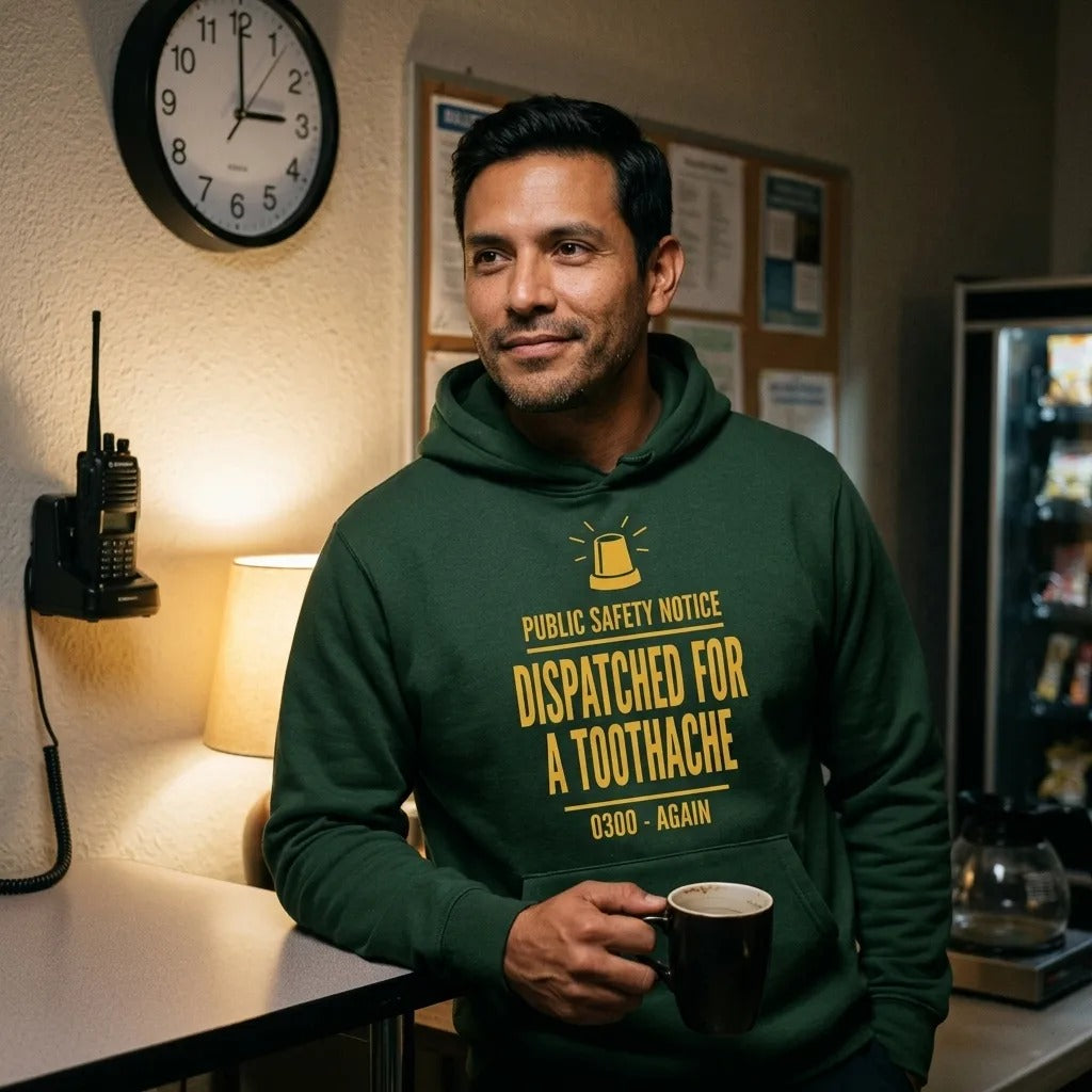 Dispatched For a Toothache funny EMS paramedic hoodie — lifestyle