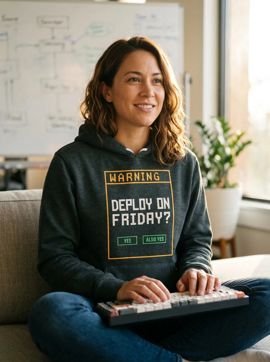 Deploy On Friday programmer hoodie — lifestyle