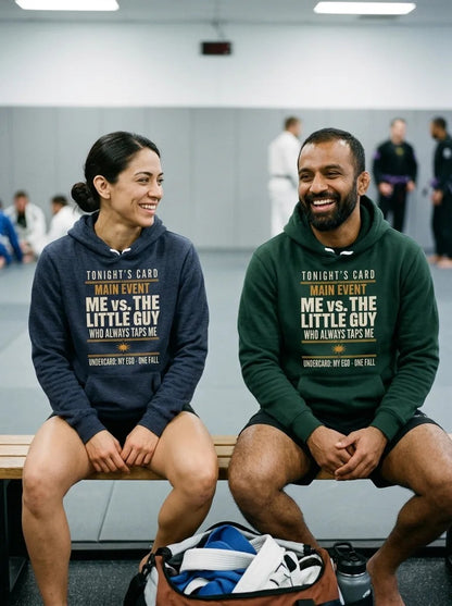 Tonight's Card funny Brazilian jiu jitsu hoodie — lifestyle