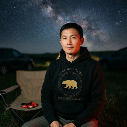 Dark Sky Chaser Ursa Major constellation astronomy hoodie — lifestyle