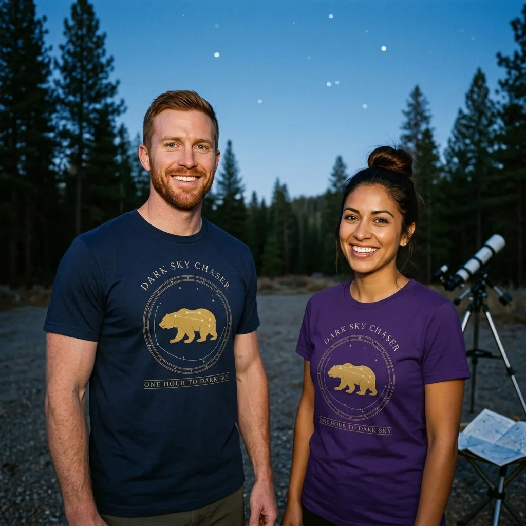 Dark Sky Chaser Ursa Major constellation astronomy tee — lifestyle