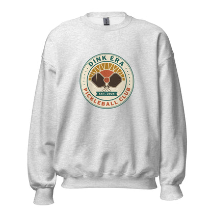 Dink Era Pickleball Club crewneck — Ash, front