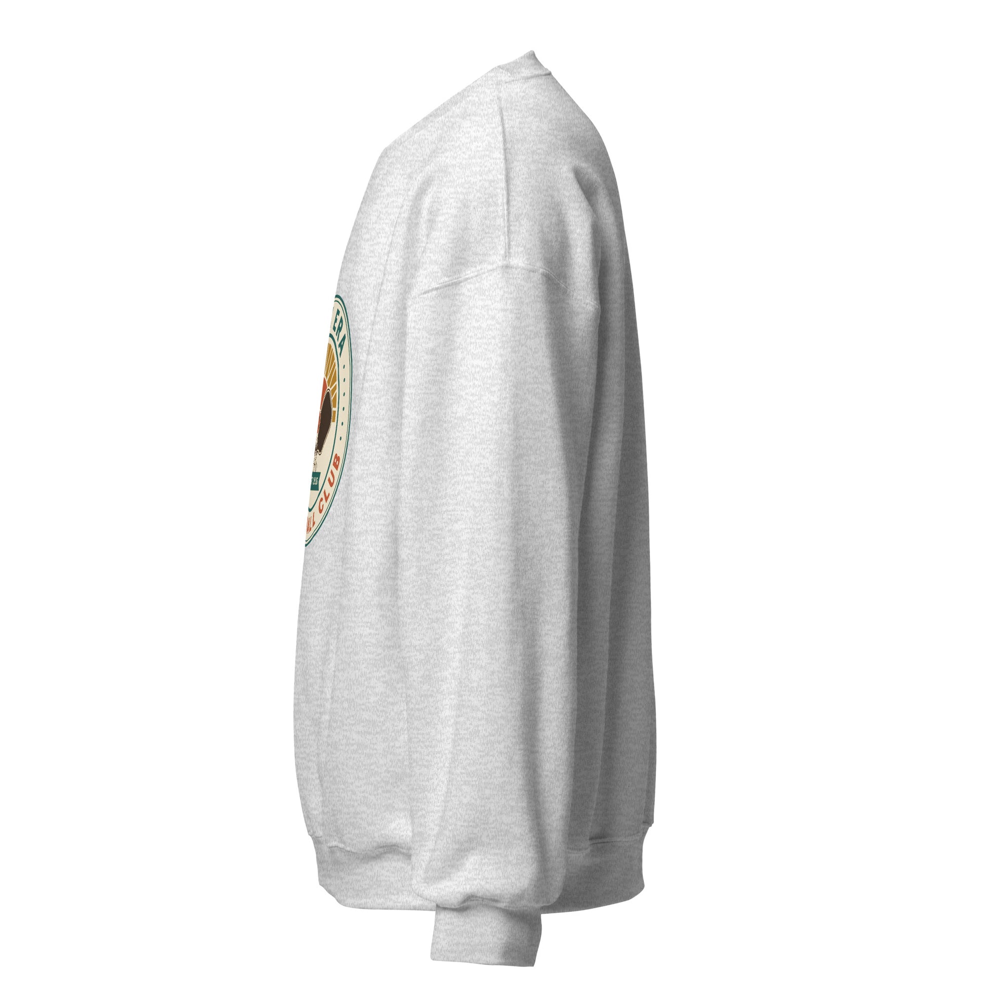 Dink Era Pickleball Club crewneck — Ash, left