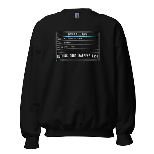Reef Tank Sweatshirt, Saltwater Aquarium Reef Keeper Crew — Nothing Good Happens Fast