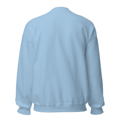 Dink Era Pickleball Club crewneck — Light Blue, back