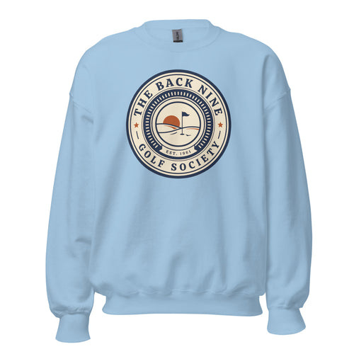 Vintage Golf Sweatshirt, Golf Gift for Men, Retro Golf Club Crewneck — The Back Nine Roundel