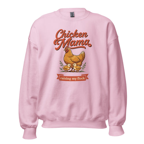 Chicken Mama Sweatshirt, Raising My Flock, Chicken Keeper Gift — Farmhouse Chicken Mom Crewneck