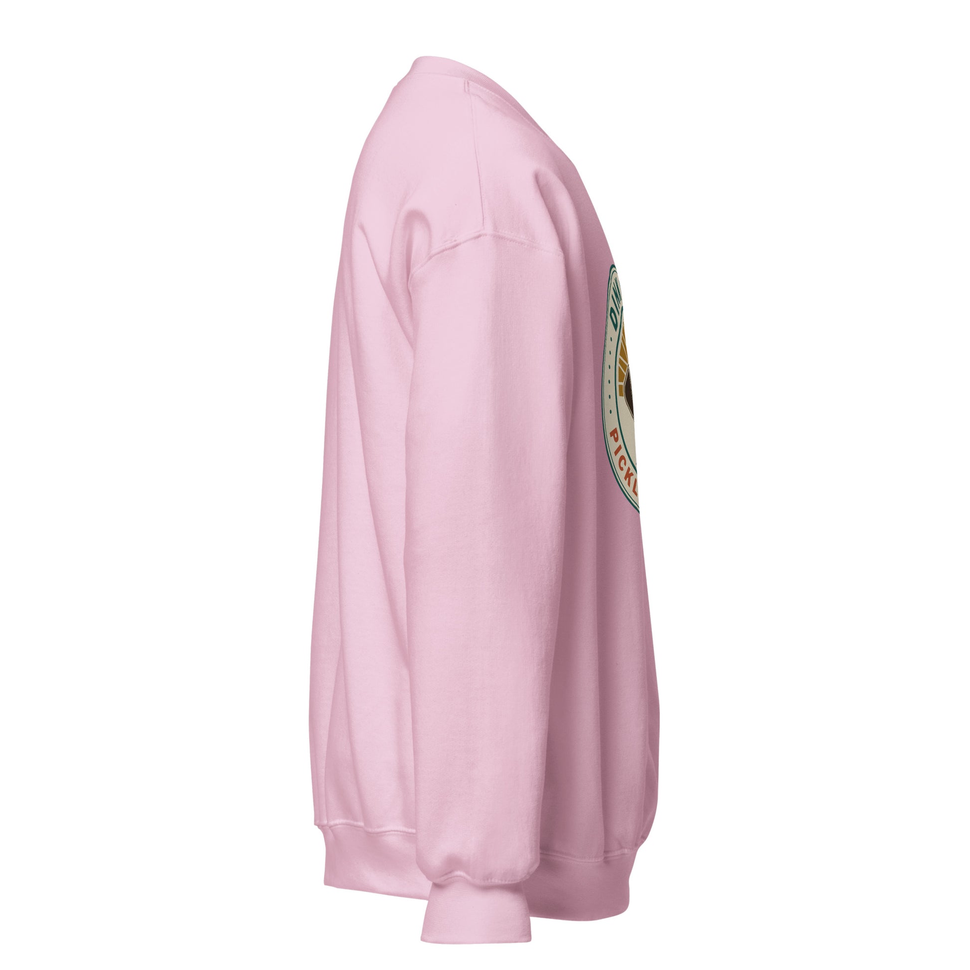 Dink Era Pickleball Club crewneck — Light Pink, right