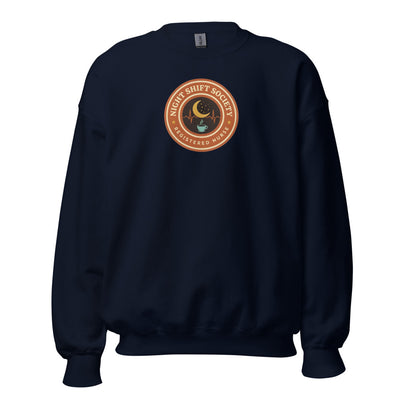 Night Shift Nurse Sweatshirt, Registered Nurse Crewneck — Retro RN Night Shift Society Pullover