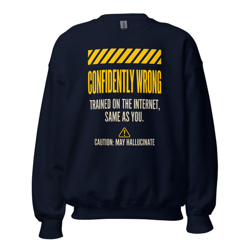 Confidently Wrong Crewneck